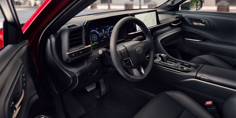 Interior of a 2025 Toyota Crown in Heath, OH